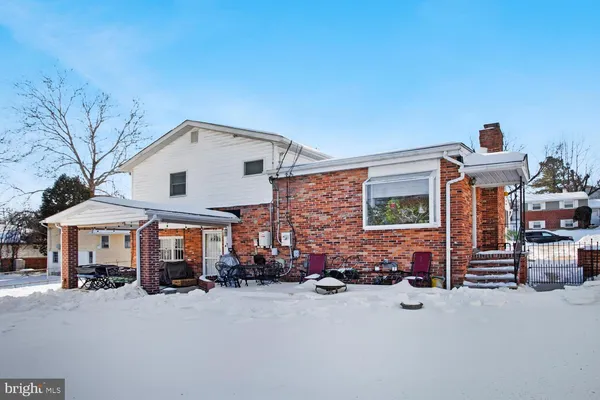 a view of a house with a patio