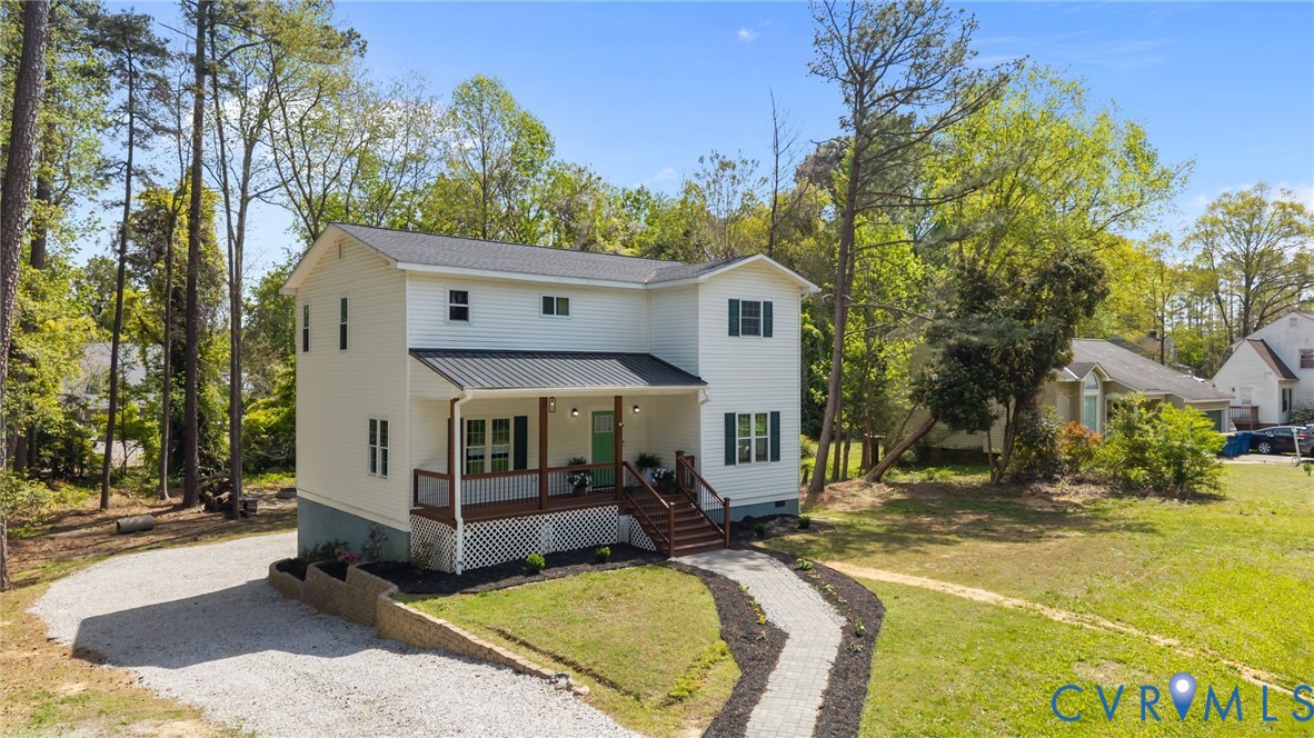 2701 Perdue Avenue Chester, VA 23831 - Photo 49 of 54 a view of a house with a yard patio and fire pit