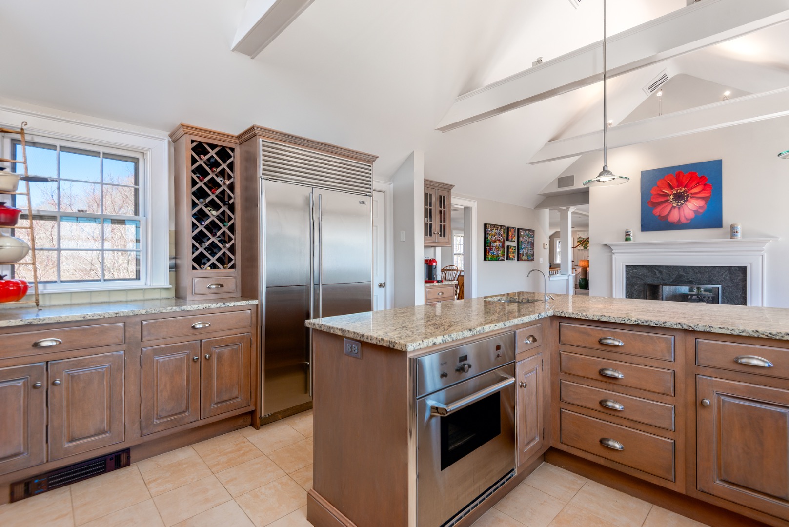 5 Old Quidnet Milk Route Nantucket, MA 02554 - Photo 15 of 62 a kitchen with granite countertop a oven and a sink