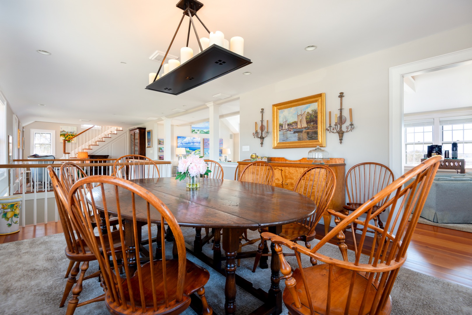 5 Old Quidnet Milk Route Nantucket, MA 02554 - Photo 17 of 62 a dining room with furniture and window