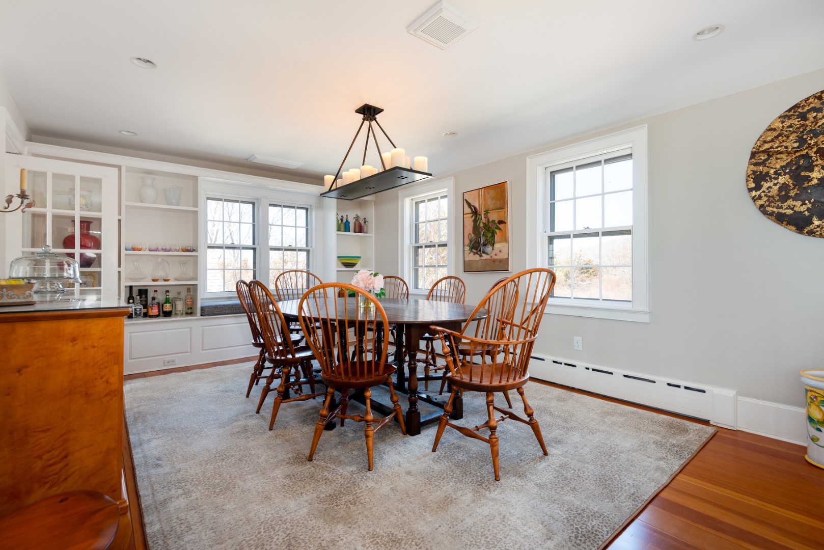 5 Old Quidnet Milk Route Nantucket, MA 02554 - Photo 18 of 62 a view of a dining room with furniture