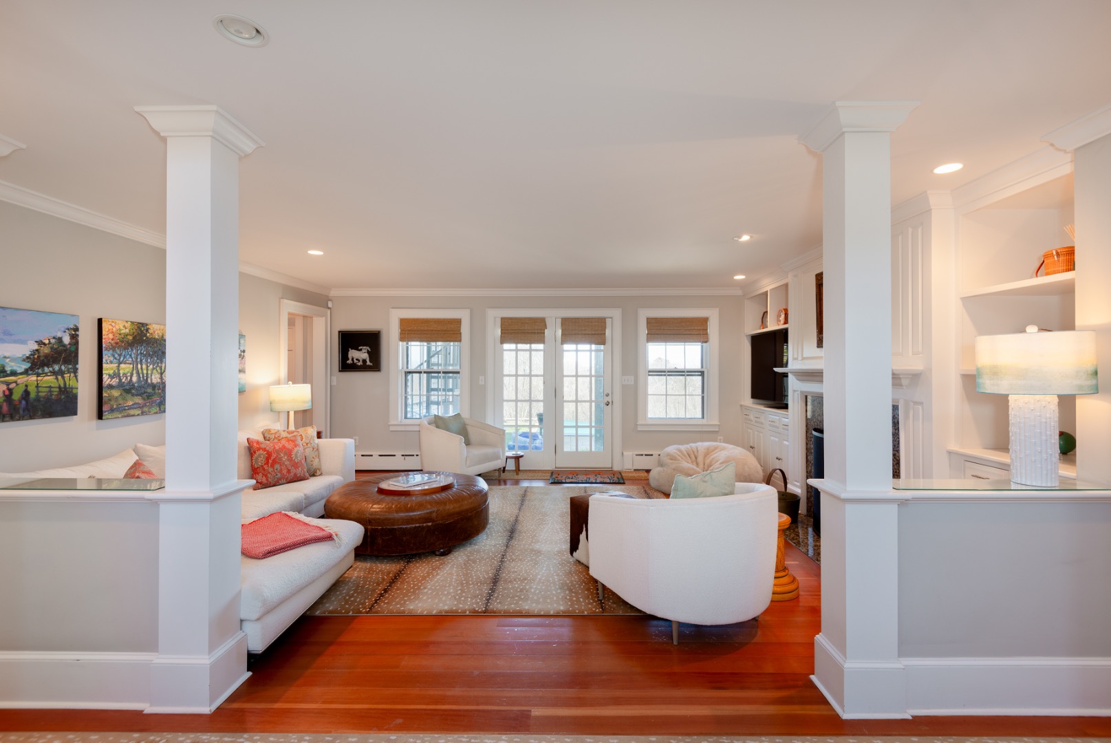 5 Old Quidnet Milk Route Nantucket, MA 02554 - Photo 25 of 62 a living room with furniture and a wooden floor