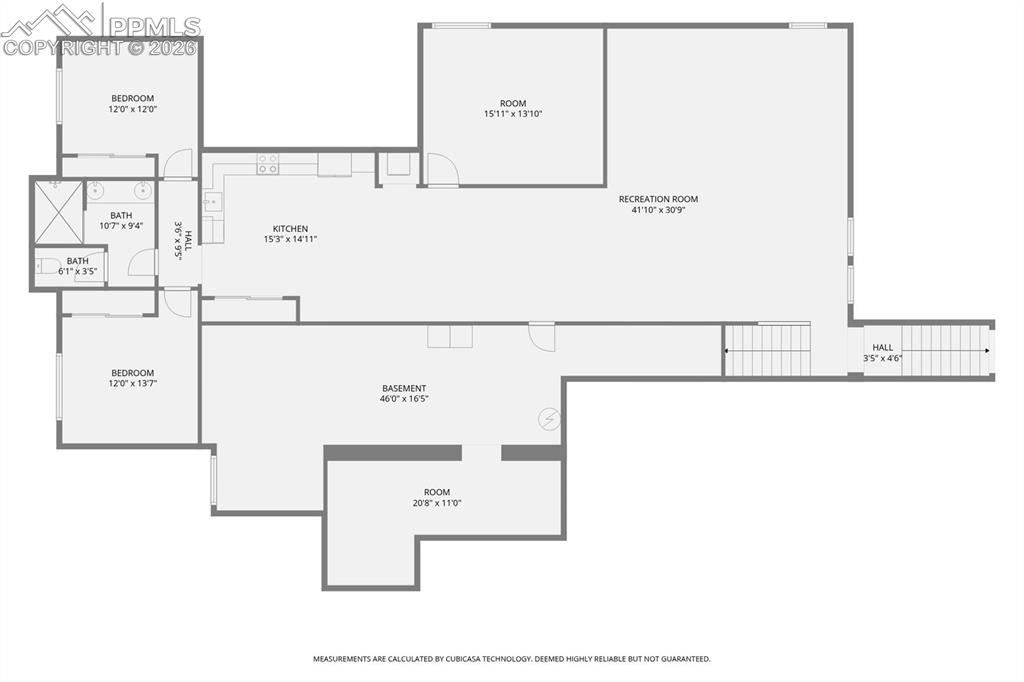 13680 Woodlake Road Elbert, CO 80106 - Photo 30 of 47 Basement floor plan