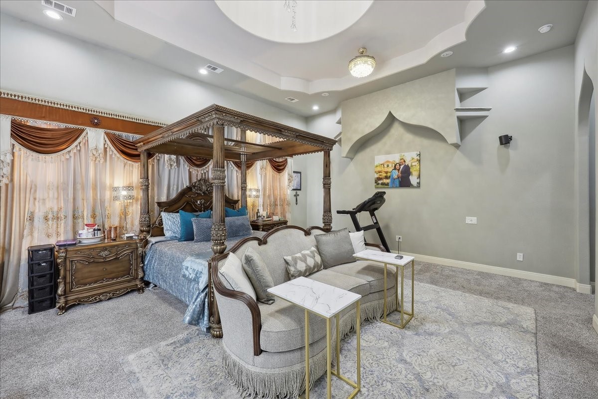 12460 Keith Road Beaumont, TX 77713 - Photo 28 of 40 a living room with fireplace furniture and a large window