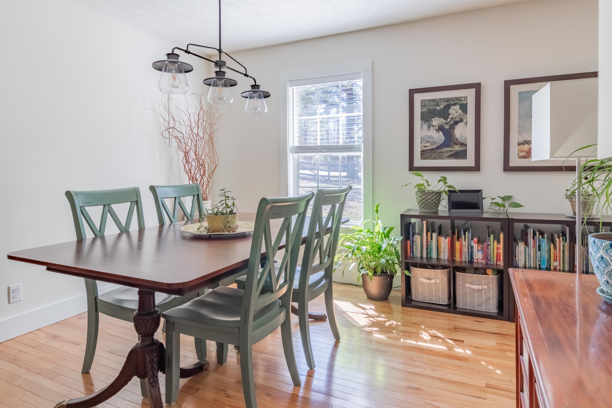 5892 Bending Chestnut Road Franklin, TN 37064 - Photo 14 of 49 a view of a dining room with furniture window and wooden floor