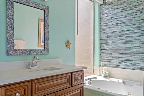 a view of a lake with outdoor space