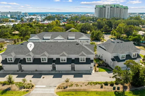 a aerial view of a house