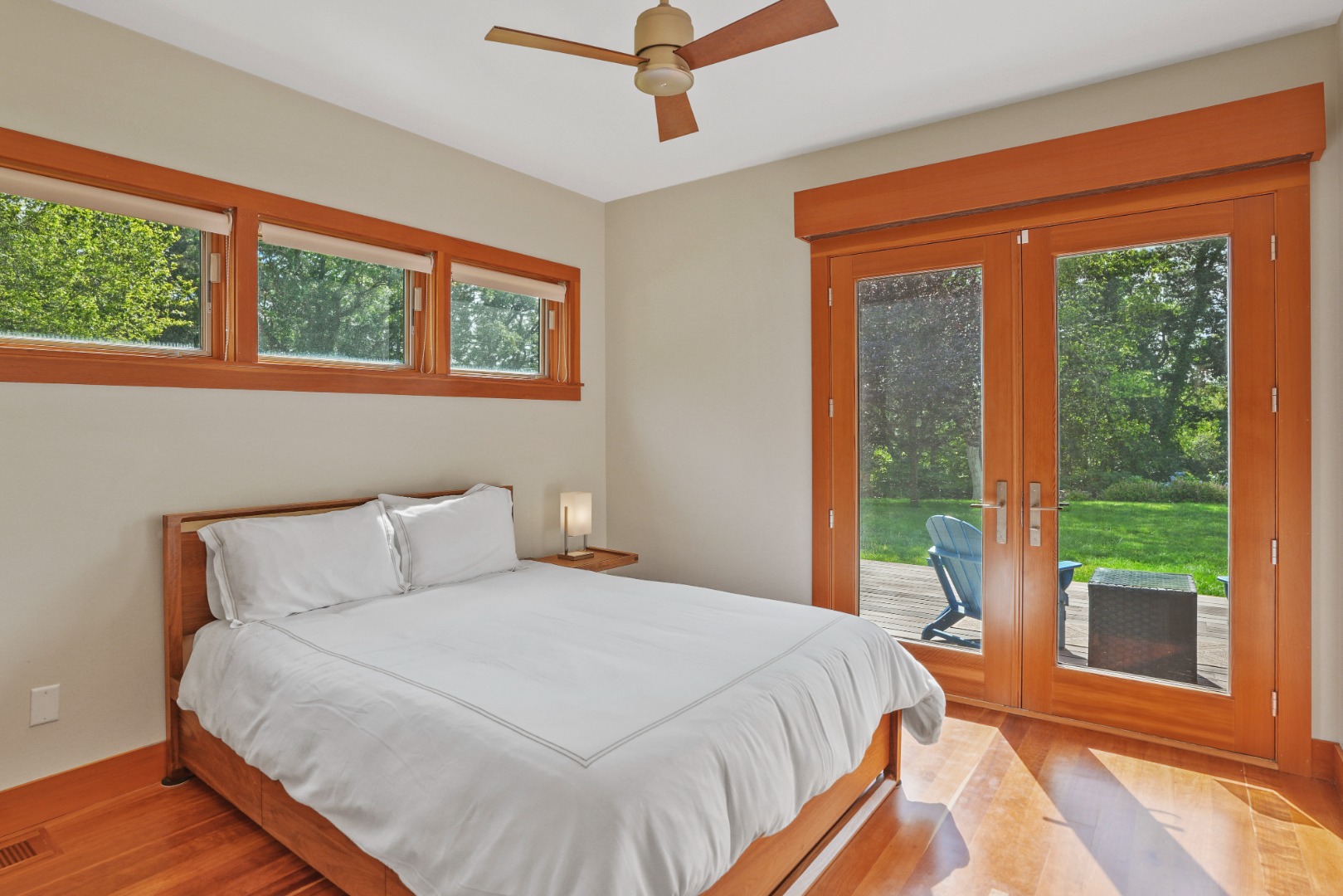 400 Barnes Road Oak Bluffs, MA 02568 - Photo 27 of 45 a bedroom with a bed and a window