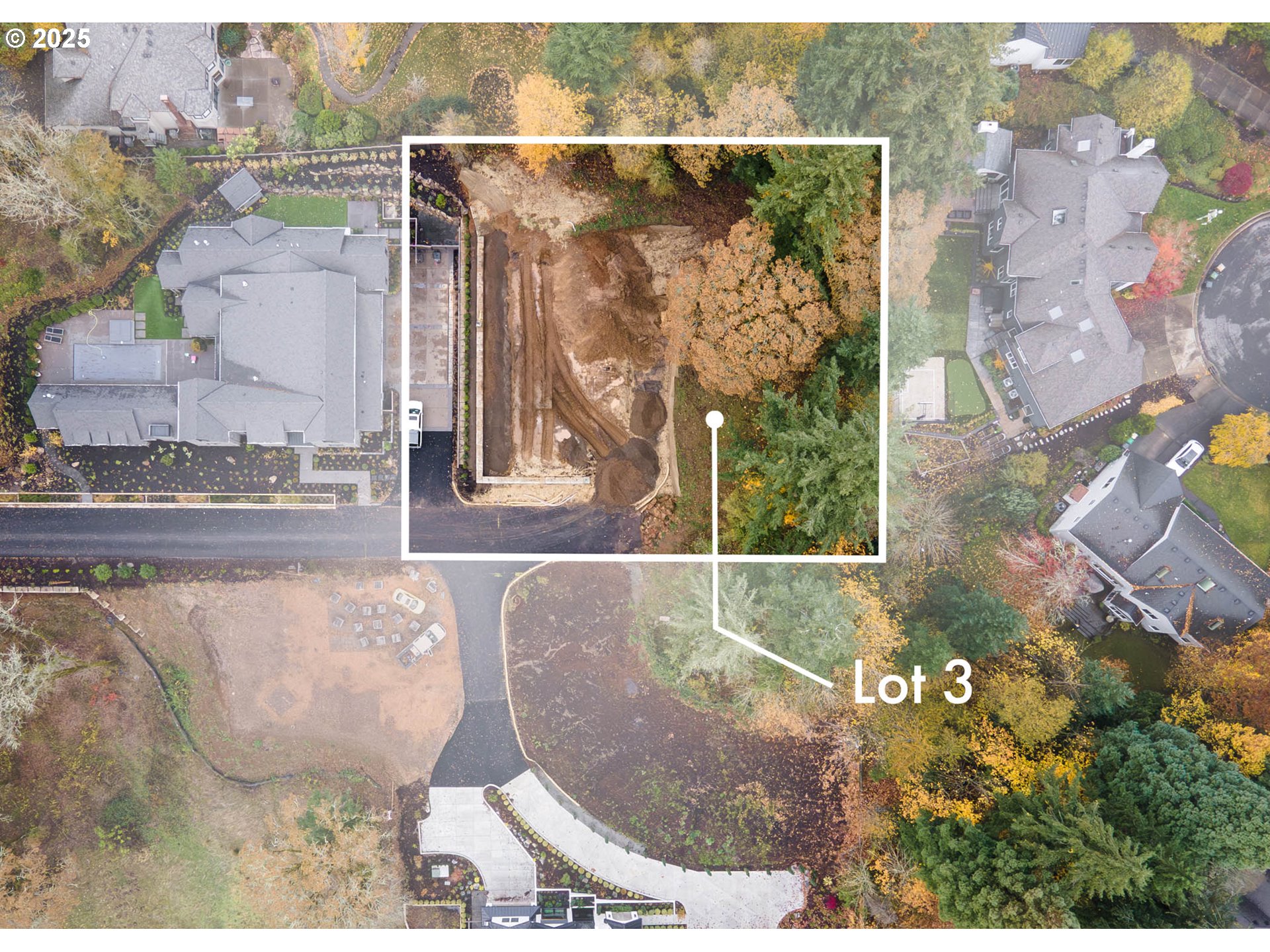 13562 Goodall Road, Unit 3 Lake Oswego, OR 97034 - Photo 2 of 6 an aerial view of a house with a yard