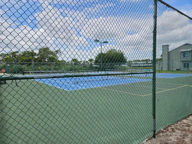 a view of a tennis court