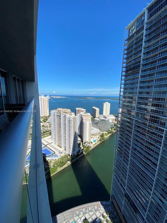 475 Brickell Avenue, Unit 4409 Miami, FL 33131 - Photo 32 of 37 a view of swimming pool from a balcony