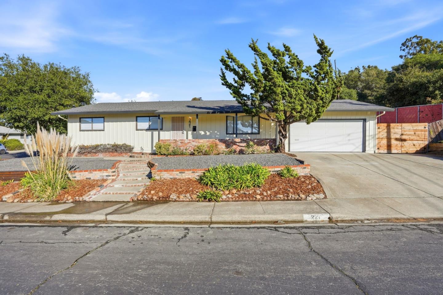 front view of house with a yard