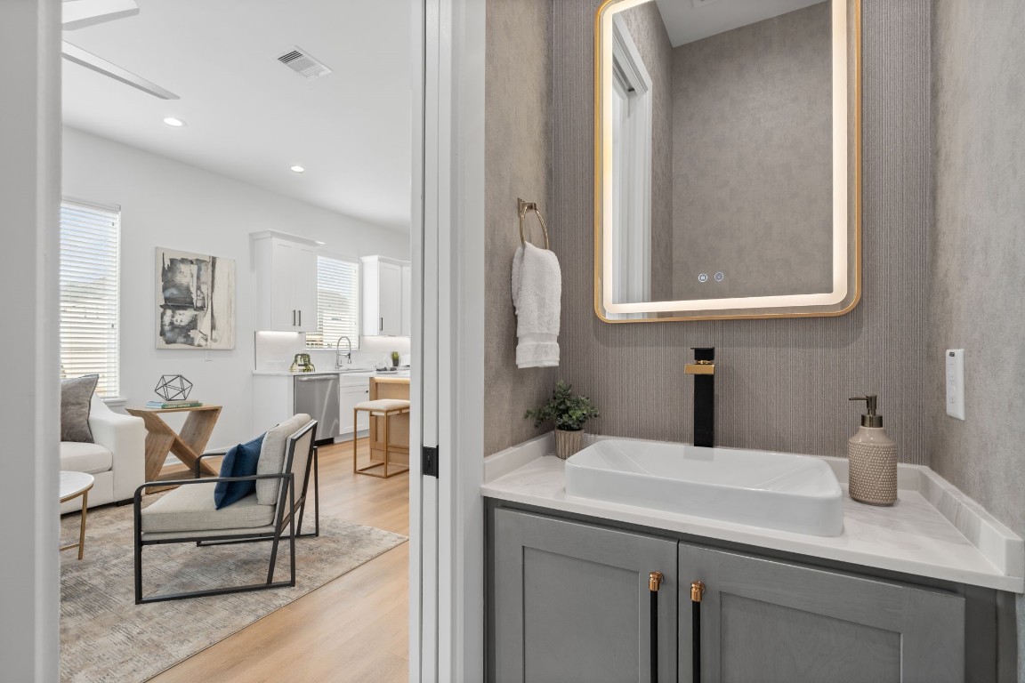 4754 Martin Hill Street Houston, TX 77018 - Photo 19 of 48 LED Touch dimmable lighed mirrors.