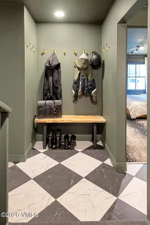 a room with musical instruments