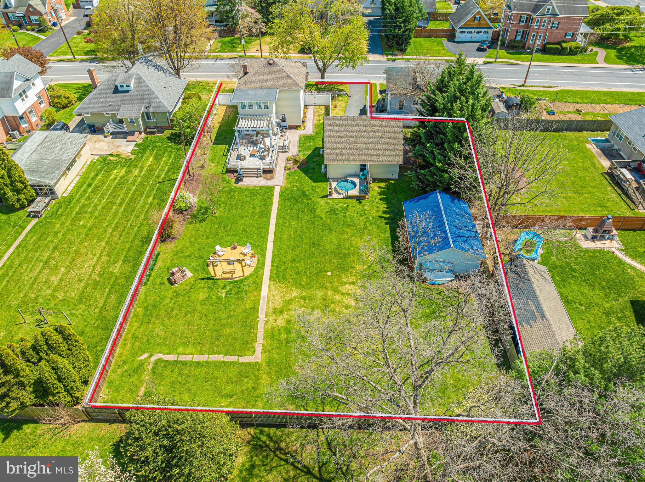 403 Wilson Place Frederick, MD 21702 - Photo 4 of 63 swimming pool view with a garden and plants