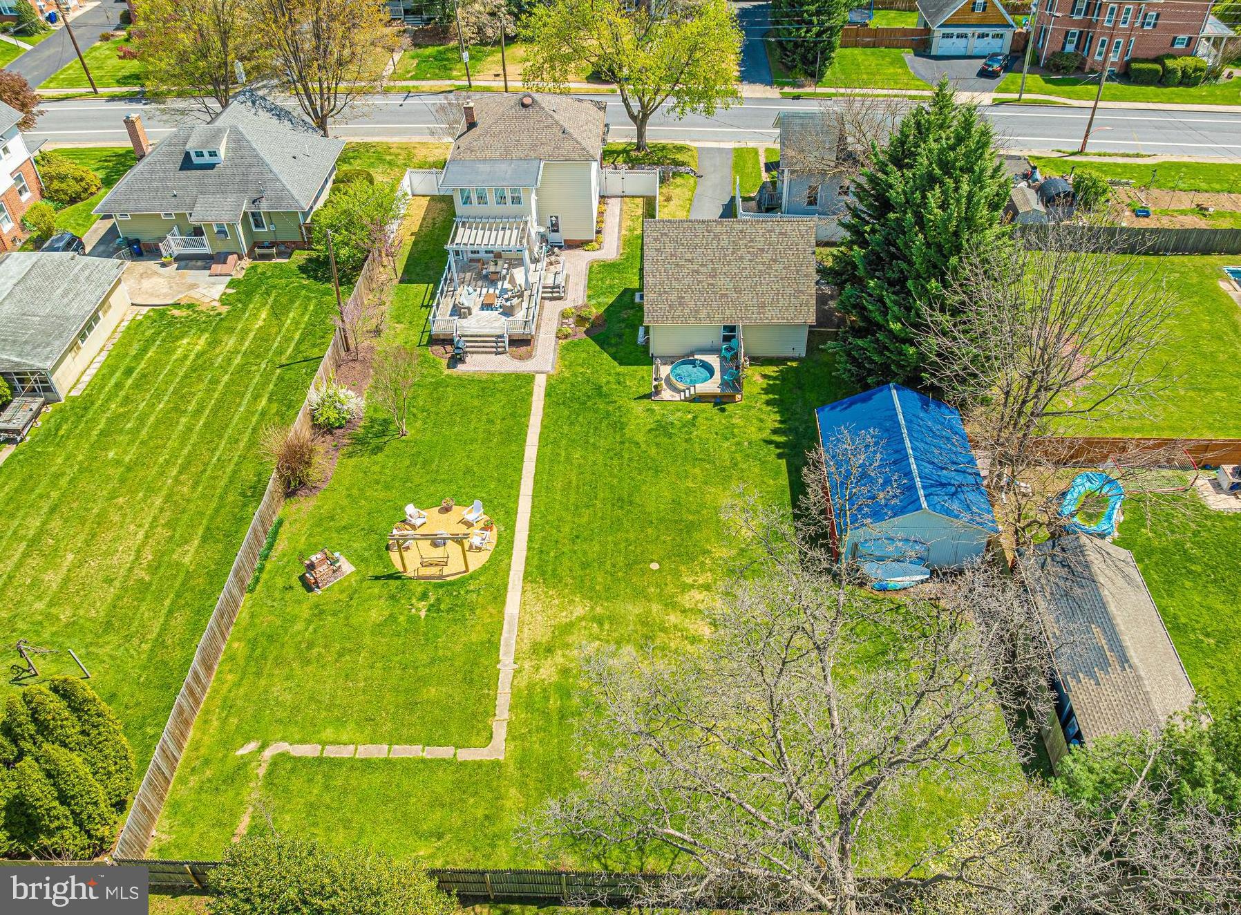 403 Wilson Place Frederick, MD 21702 - Photo 51 of 63 an aerial view of residential houses with outdoor space and trees