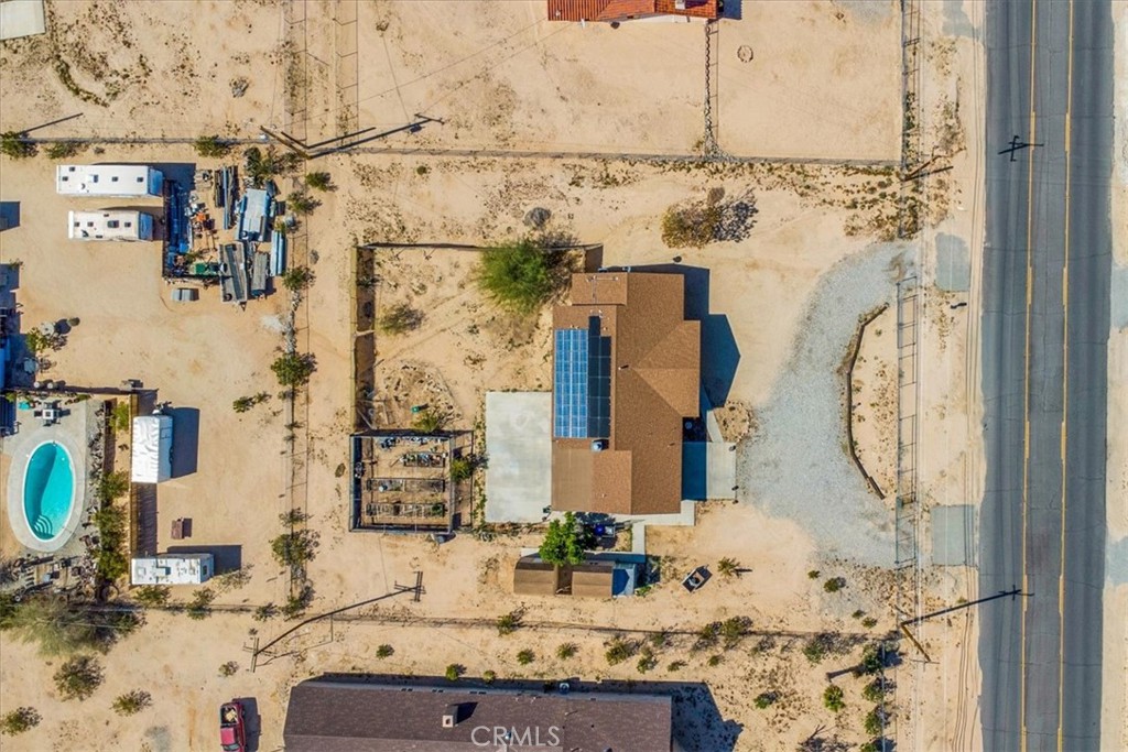 72775 2 Mile Road Twentynine Palms, CA 92277 - Photo 48 of 55 a bathroom with a sink and a mirror