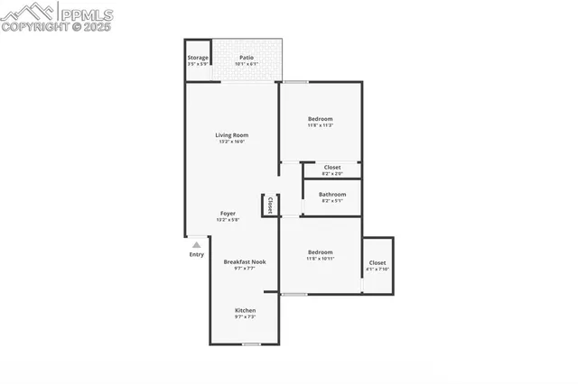 a picture of a floor plan