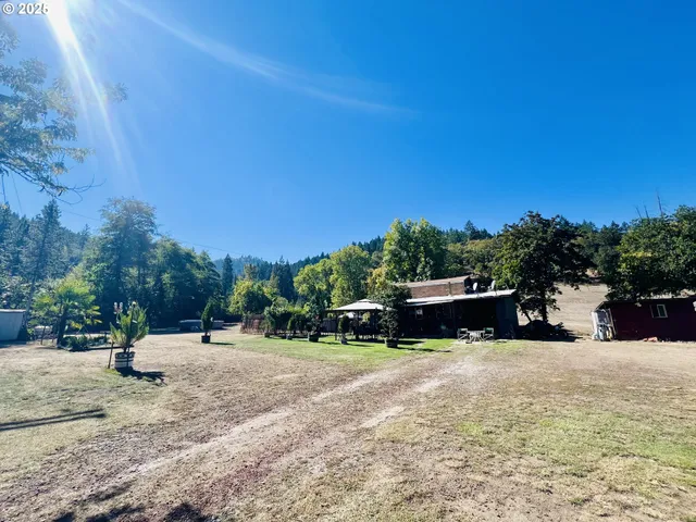 a view of outdoor space with trees