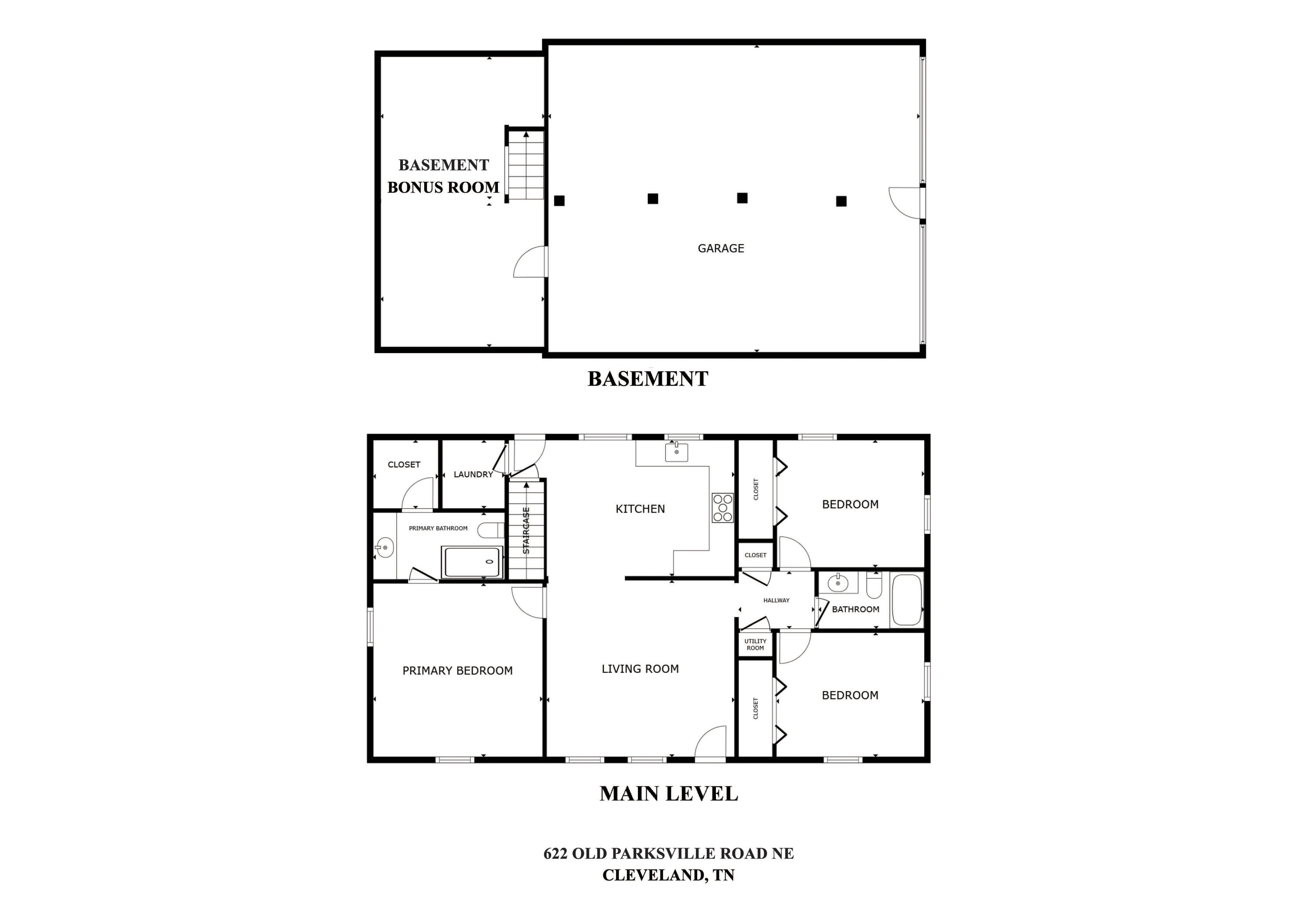 622 Old Parksville Road Northeast Cleveland, TN 37323 - Photo 54 of 54 FLOOR PLAN