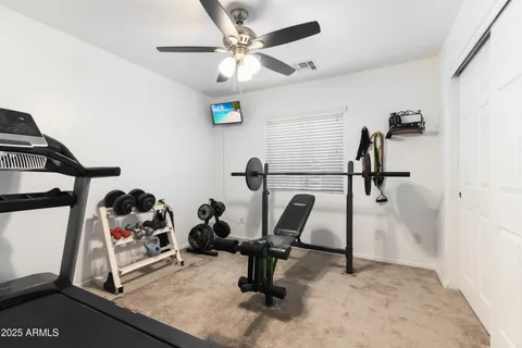 a view of hallway with stairs