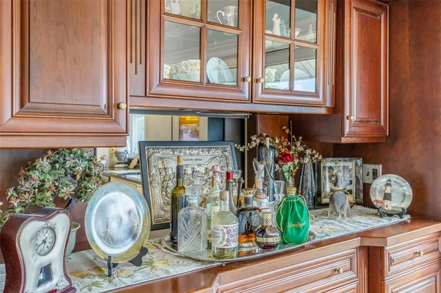 a front view of a house with sitting area