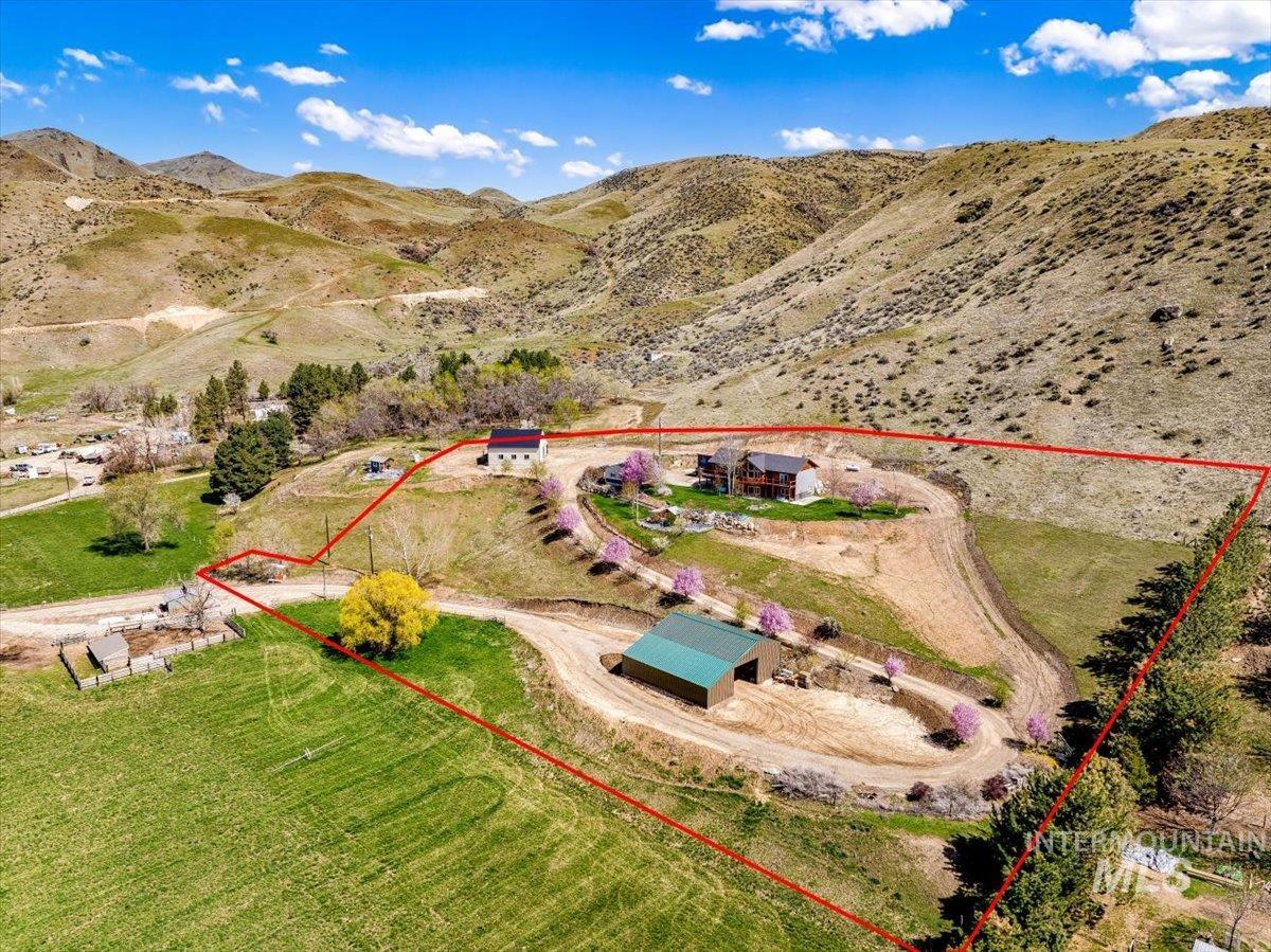 11714 Chukar Ridge Lane Horseshoe Bend, ID 83629 - Photo 47 of 50 View of rural area featuring property boundaries highlighted and a mountain backdrop