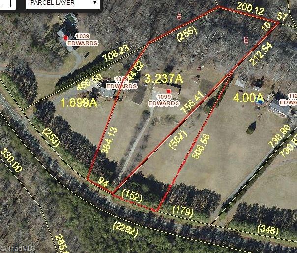 1099 Edwards Road Rural Hall, NC 27045 - Photo 20 of 20 Plat of +/- 4.18 acres