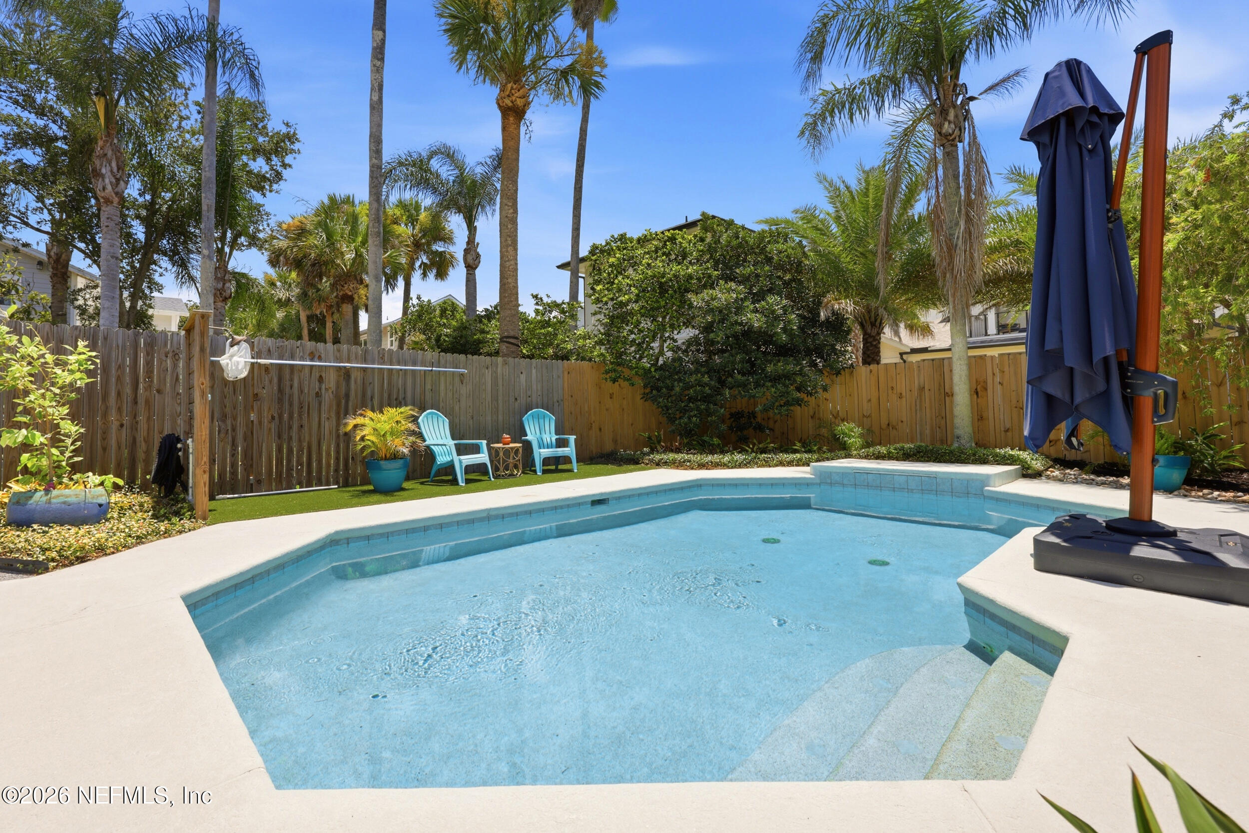 314 9th Street Atlantic Beach, FL 32233 - Photo 32 of 45 Salt water pool