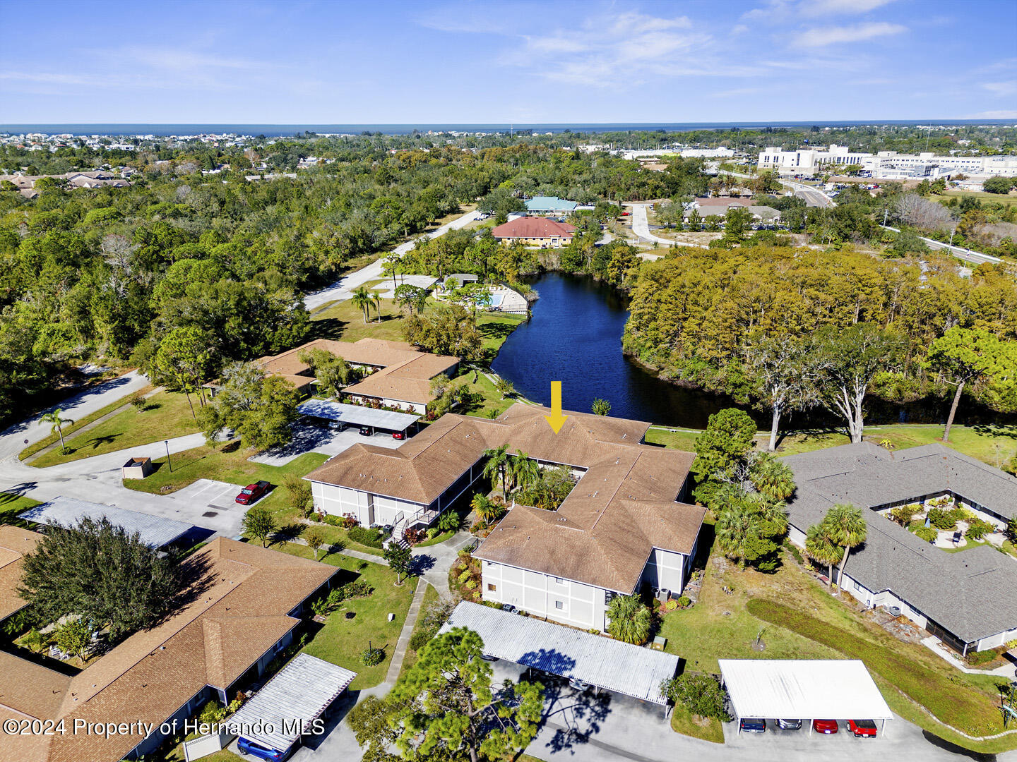 7721 Cosme Drive Hudson, FL 34667 - Photo 4 of 28 an aerial view of residential houses with outdoor space
