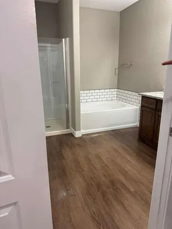 a view of wooden floor