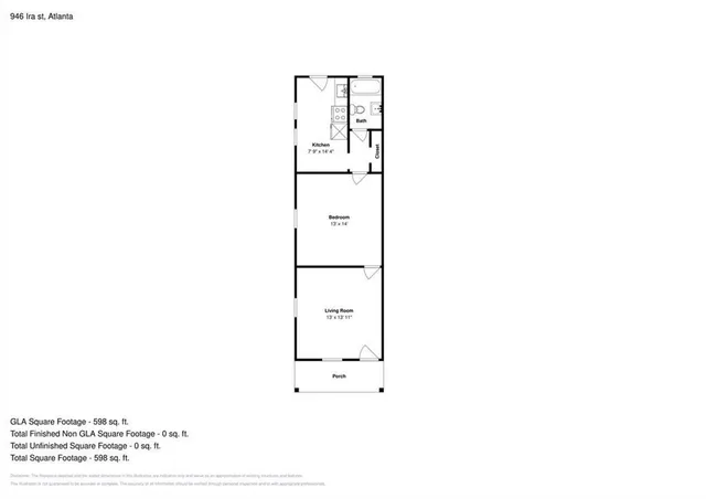 $900 | 946 Ira Street Southwest, Atlanta, GA 30310