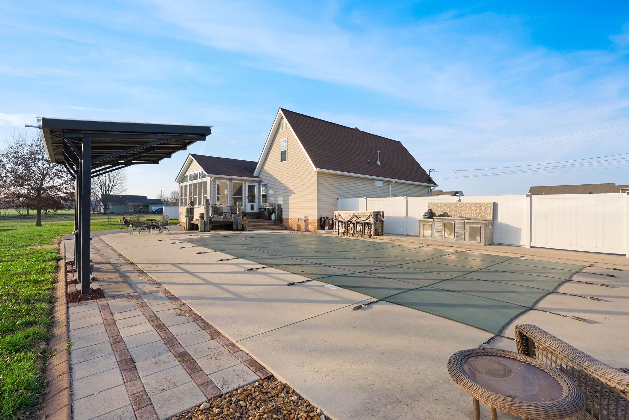 485 Rigney Road Manchester, TN 37355 - Photo 29 of 61 a view of a backyard of the house