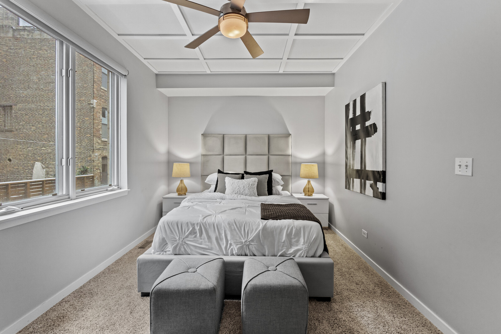 16 North May Street, Unit 511 Chicago, IL 60607 - Photo 16 of 26 a bedroom with bed and window