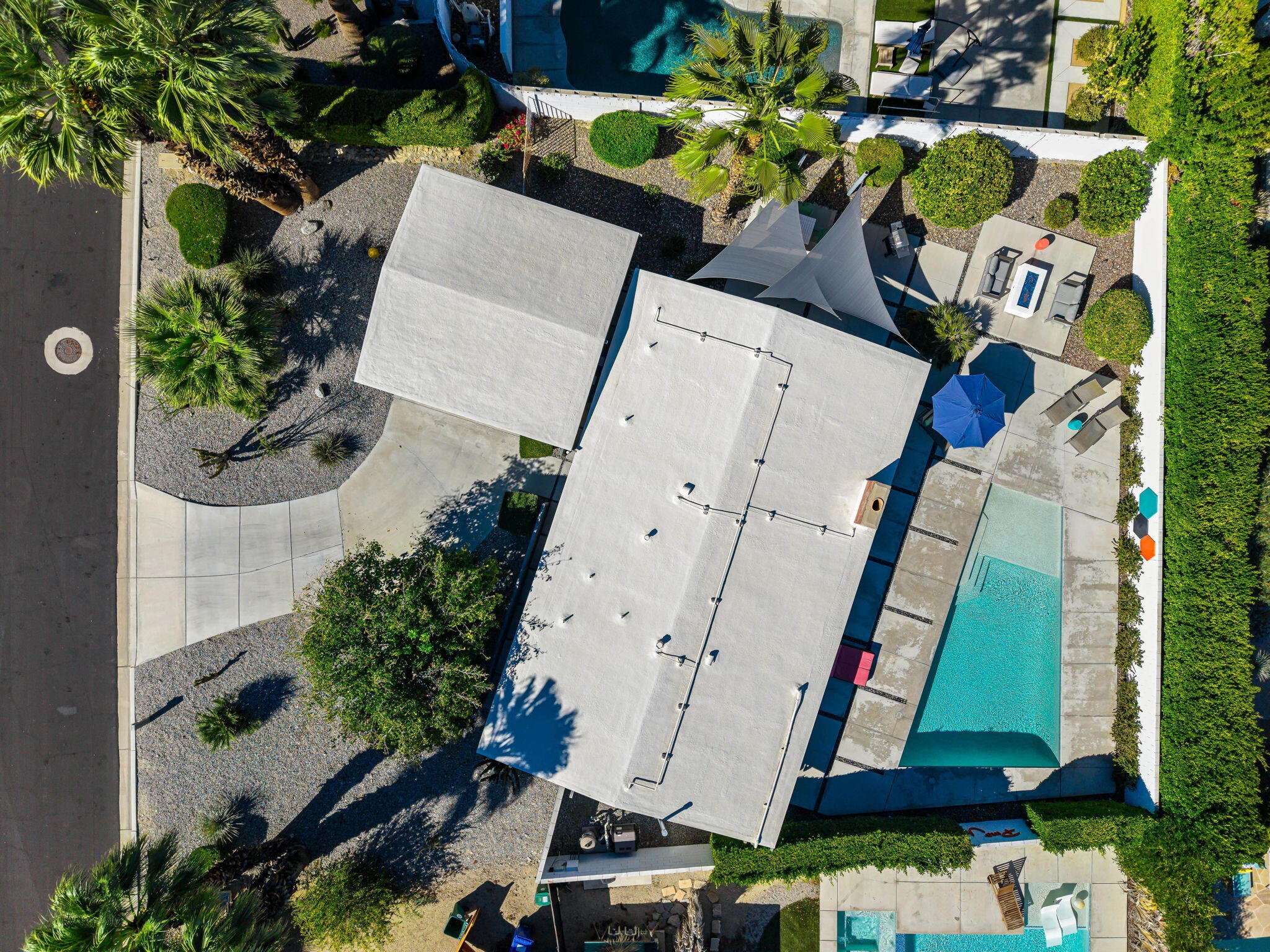 71718 Tunis Road Rancho Mirage, CA 92270 - Photo 43 of 43 an aerial view of a house