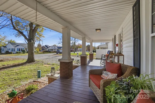 a outdoor living space with furniture