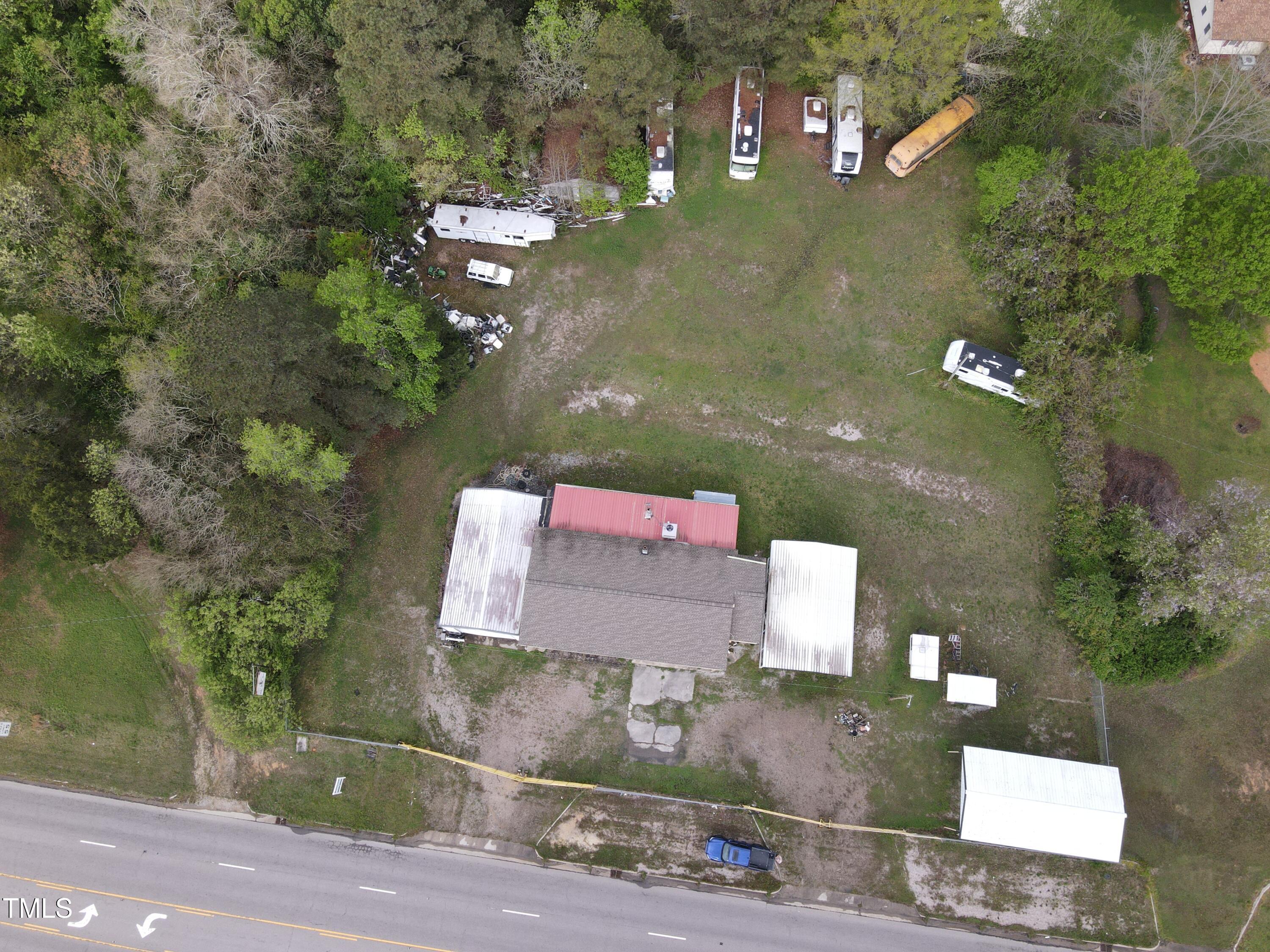 1594 Us Highway Kittrell, NC 27544 - Photo 17 of 24 an aerial view of residential houses with outdoor space