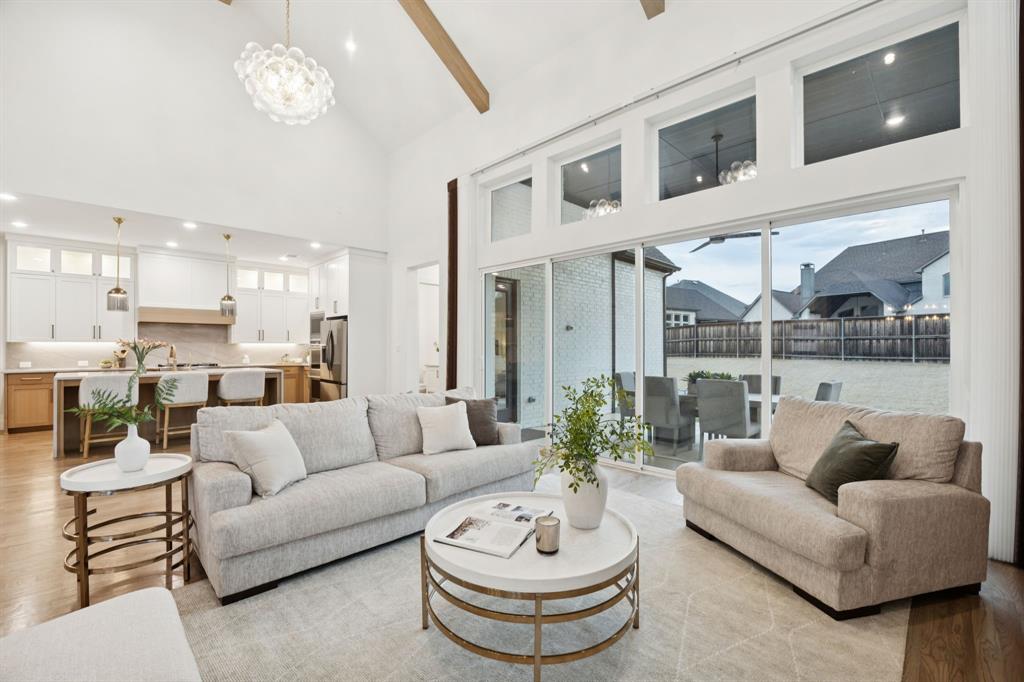 6281 Edgestone Drive Frisco, TX 75034 - Photo 10 of 40 Wood beams on the ceiling bring warmth.