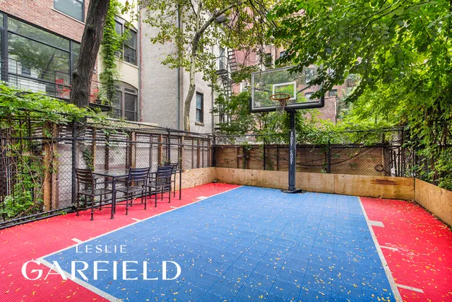 a view of swimming pool with a backyard