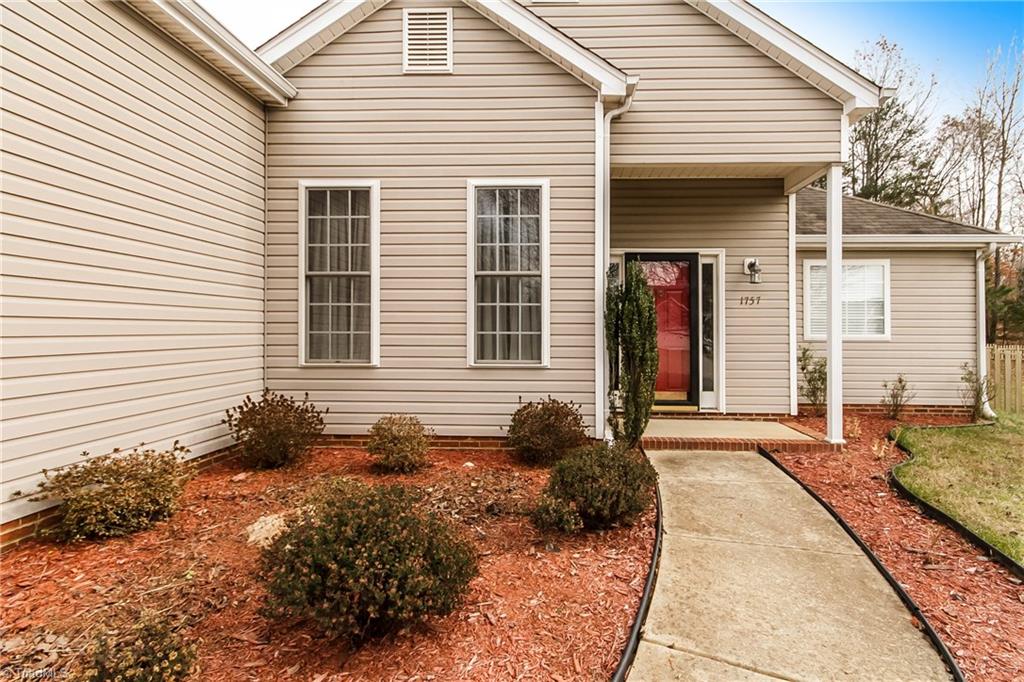 1757 Hanford Hills Road Graham, NC 27253 - Photo 2 of 24 Maint. free vinyl exterior
