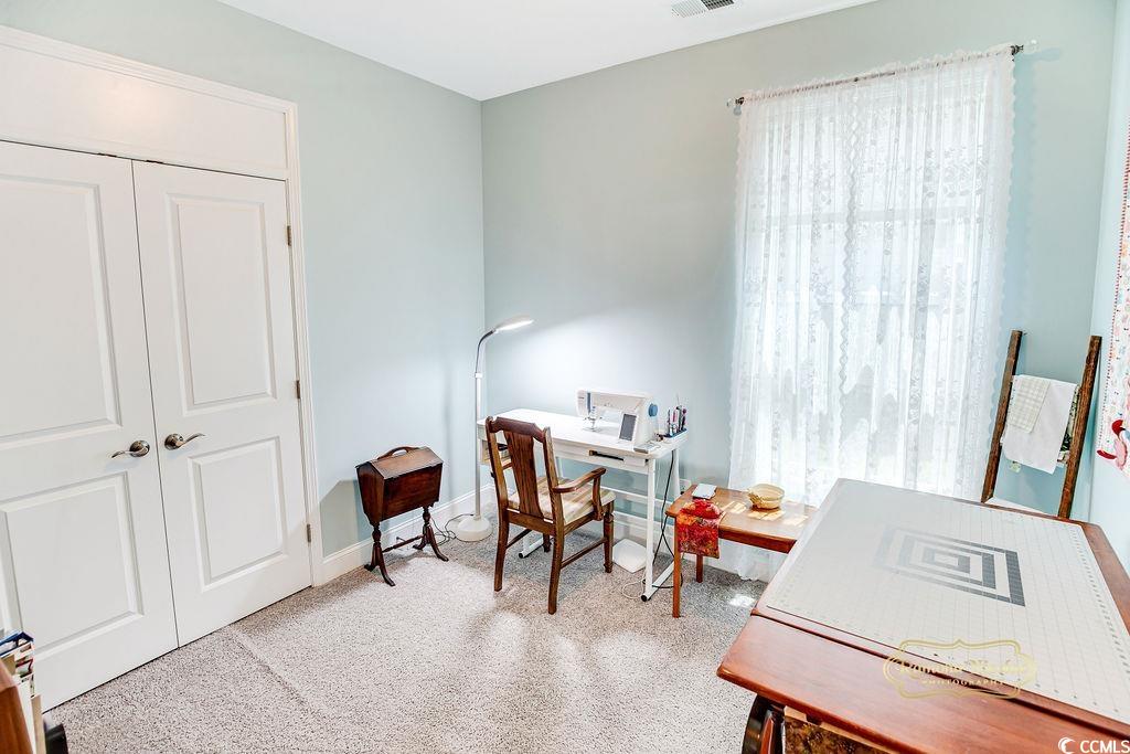 2110 Silver Spring Lane Myrtle Beach, SC 29577 - Photo 19 of 40 Office space featuring carpet floors and baseboards