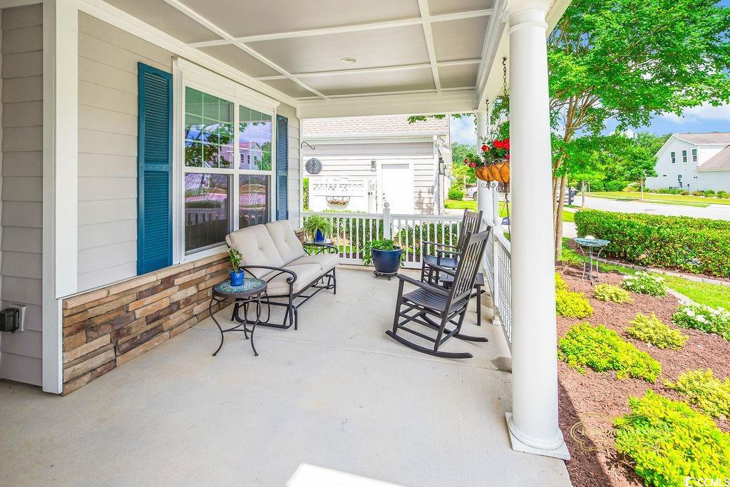 2110 Silver Spring Lane Myrtle Beach, SC 29577 - Photo 3 of 40 View of porch