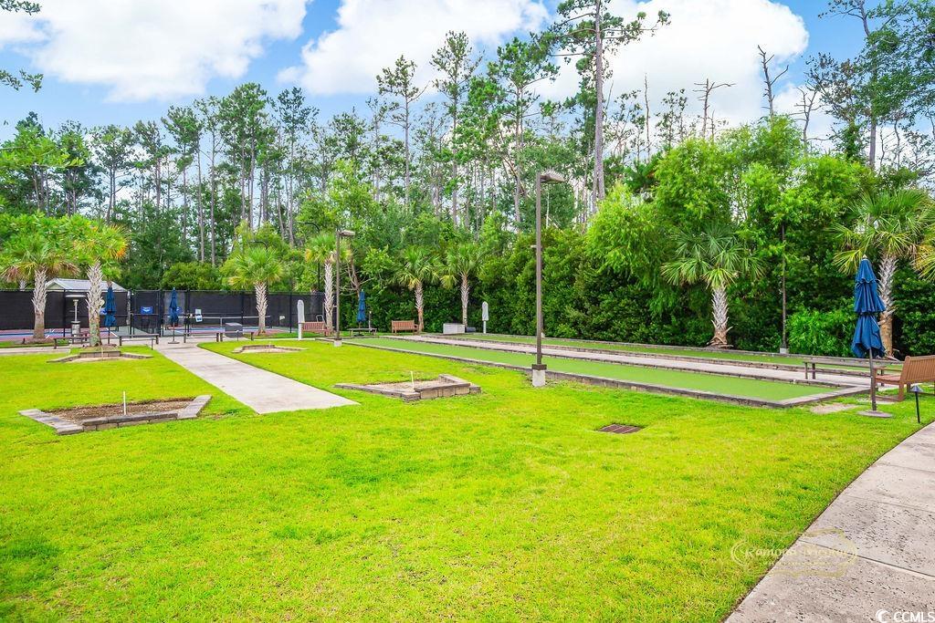 2110 Silver Spring Lane Myrtle Beach, SC 29577 - Photo 37 of 40 View of community with a bocce ball area and view of scattered trees