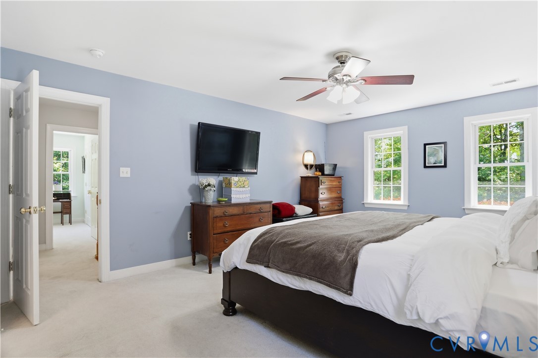 1570 Rock Castle Road Goochland, VA 23063 - Photo 24 of 53 2nd Floor - 1st View Primary Bedroom. Spacious roo