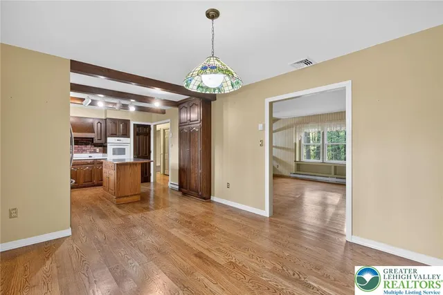 a view of livingroom with hardwood floor and window