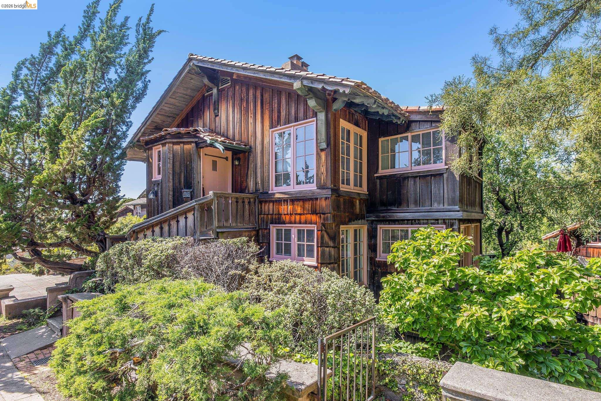 2501 Rose Walk Berkeley, CA 94708 - Photo 16 of 60 a view of a house with a yard and plants