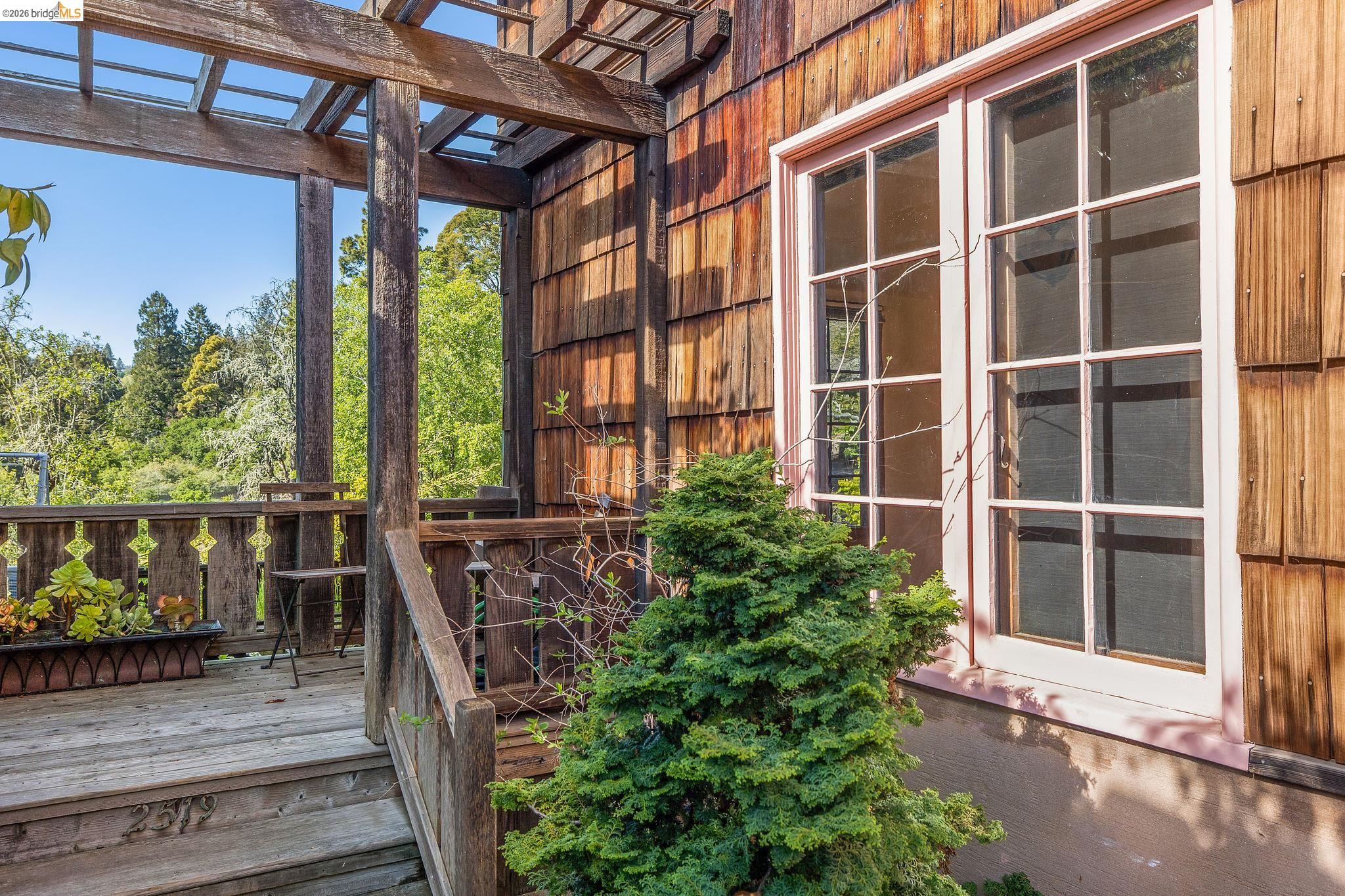 2501 Rose Walk Berkeley, CA 94708 - Photo 28 of 60 a front view of a house with a large window