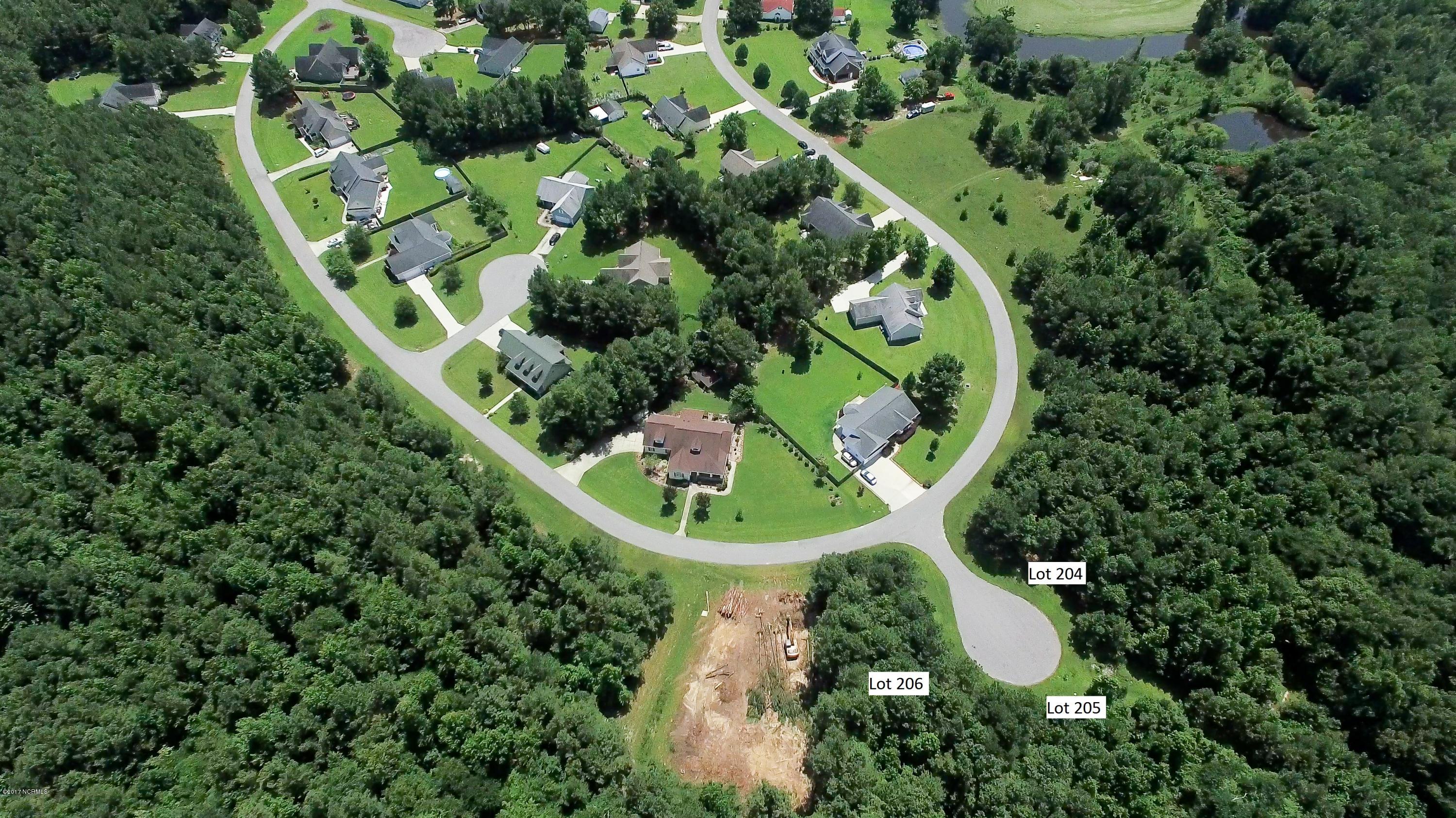 205 Winding Creek Road Rocky Point, NC 28457 - Photo 1 of 16 Three lots labeled