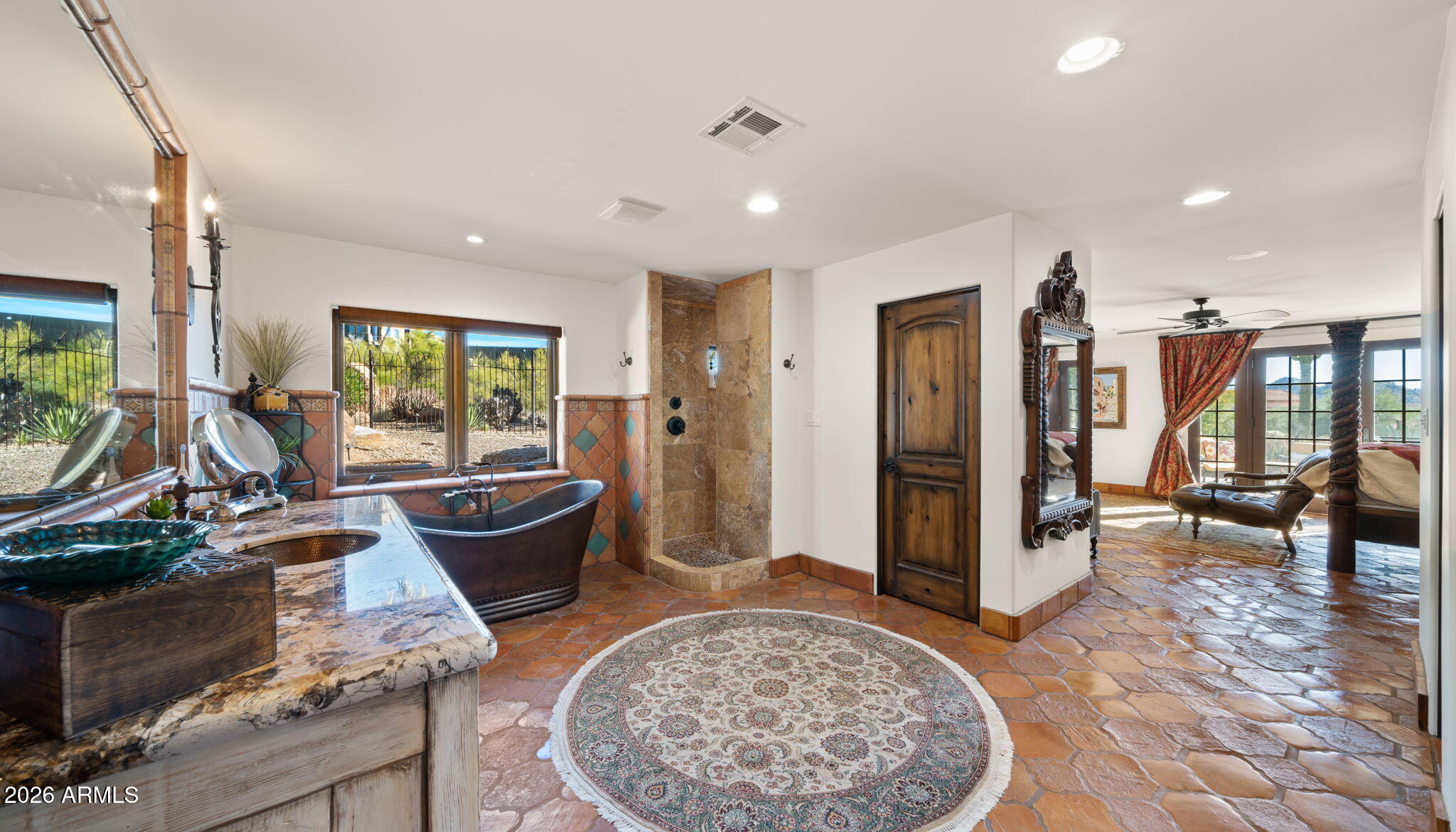 35035 Whileaway Road Carefree, AZ 85377 - Photo 50 of 64 a living room with furniture and a table