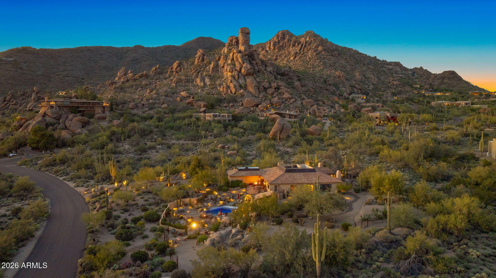 35035 Whileaway Road Carefree, AZ 85377 - Photo 6 of 64 a view of a houses with a mountain view